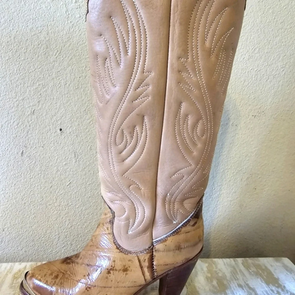 Zodiac Tan Heeled Boots - Picture 14 of 16